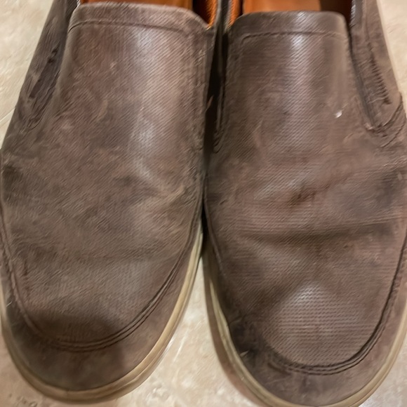 Ecco brown loafers in size 13 - Picture 3 of 6